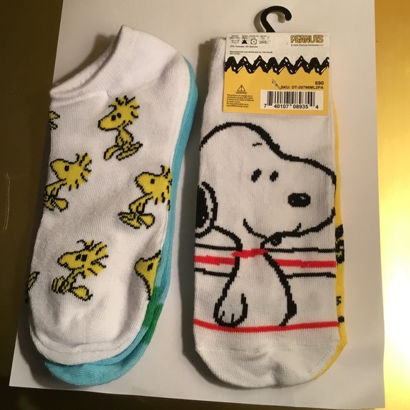 Peanuts Snoopy Socks 2 Sets - Picture 2 of 2